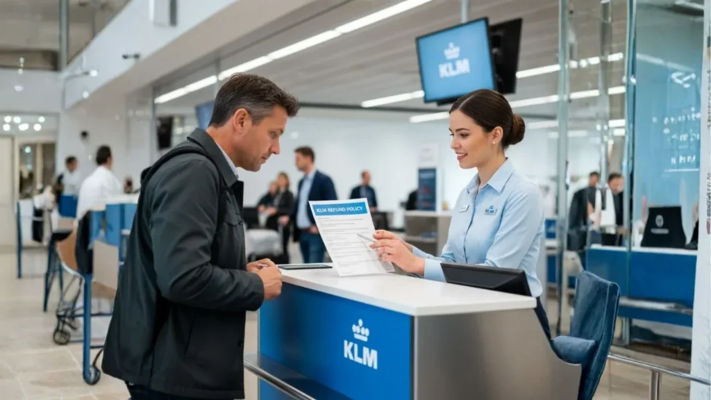 klm airlines refund policy